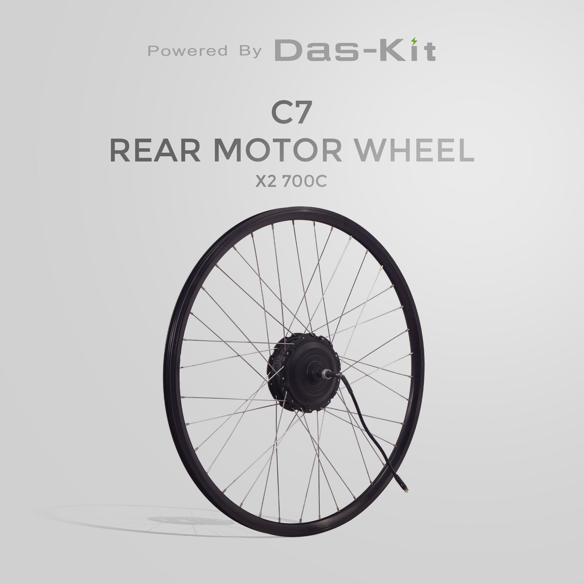 NCM C5/C7 Rear Motor Wheel - X2 700C