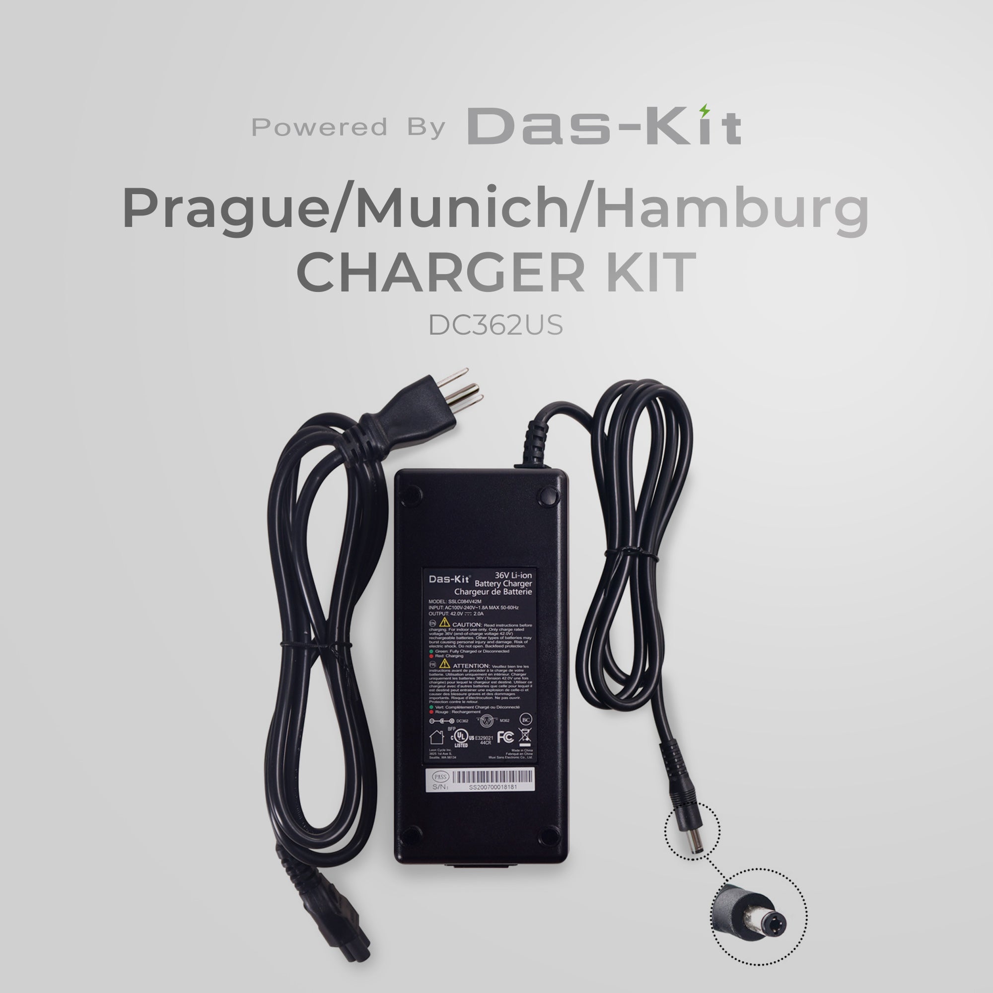 NCM Prague/Munich/Hamburg Charger Kit - DC362US