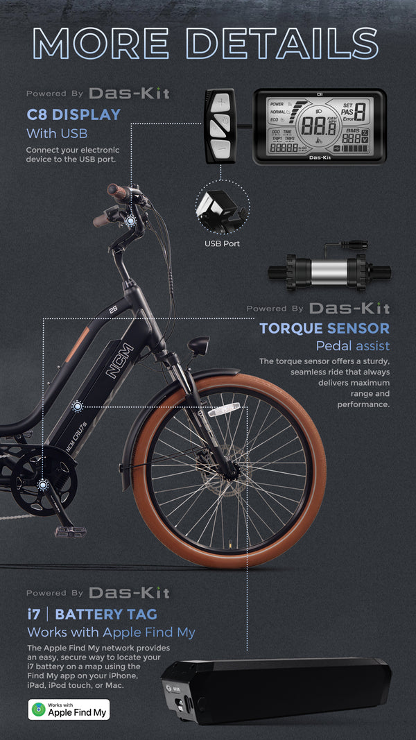 ncm e bike display NCM CRU7s