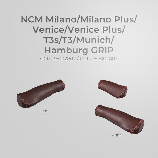 ncm milano moscow venice e-bike pedelec gepäckträger matt schwarz NCM Milano/Milano Plus/Venice/Venice Plus/T3s/T3/Munich/Hamburg Grip