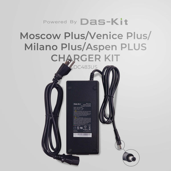 ncm milano moscow venice e-bike pedelec gepäckträger matt schwarz NCM Moscow Plus/Venice Plus/Milano Plus/Miami/Aspen Plus Charger Kit -
